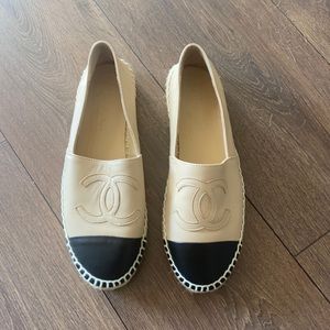 Chanel espadrilles leather size 40